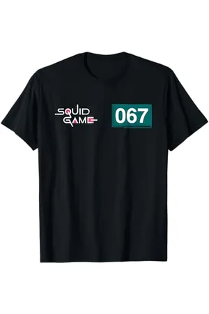 Squid Game 067 Numero Giocatore Con Logo Maglietta