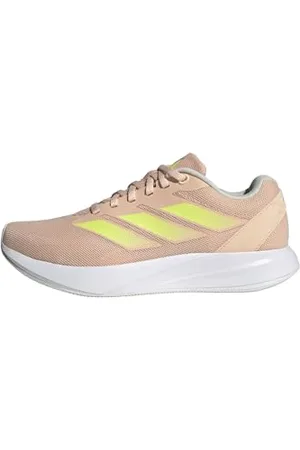 adidas Duramo RC Running Shoes, Scarpe da Corsa Donna, Powder Coral/Hi-RES Yellow/Crystal Jade, 36 2/3 EU