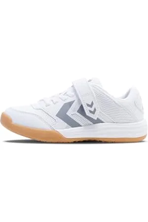Hummel MULTIPLAY Stable VC JR, Scarpe da Ginnastica, White/Grey, 27 EU