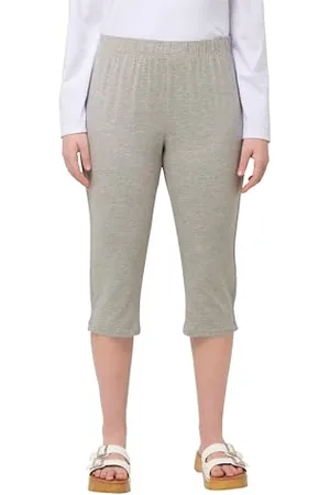 Ulla Popken Leggings Capri 747170 Pantaloni, , 32W x 32L Donna