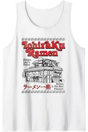 Naruto Shippuden Retro Ichiraku Ramen Shop Restaurant Anime Canotta