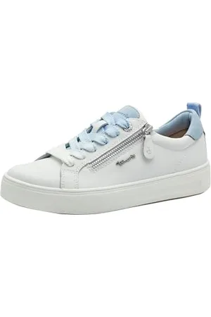 Tamaris Comfort Damen Sneaker Flach mit Reißverschluss Freizeit, Scarpe da Ginnastica Donna, , 39 EU