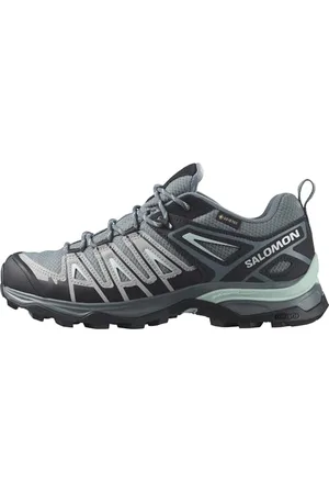 Salomon X Ultra Pioneer Gore-Tex Scarpe Impermeabili Escursionismo da Donna, Qualsiasi condizione meteo, Tenuta del piede sicura, Stabilità e ammortizzazione, Stormy Weather/Alloy/Yucca, 42 2/3 EU