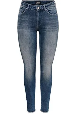 ONLY Onlblush Life Mid SK Ank RW Rea422 Noos Pantaloni, , XS / 34L Donna