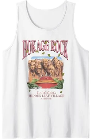 Naruto Shippuden Historic Hokage Rock Tourism Anime Canotta