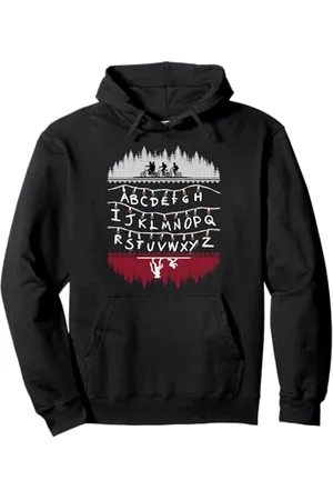 Stranger Things Netflix Alphabet Lights Felpa con Cappuccio