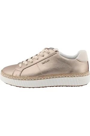 TOM TAILOR 9590330005, Scarpe da Ginnastica Donna, Gold, 39 EU
