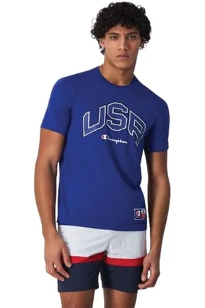 Champion Legacy Retro Sport-USA S/S Crewneck T-Shirt, , M Uomo