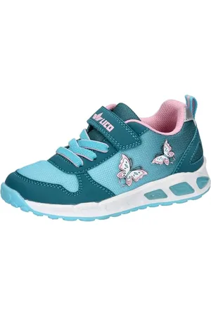 LICO Blinky Girl, Scarpe da Ginnastica Bambina, Petrolio, Turchese, Rosa, 25 EU