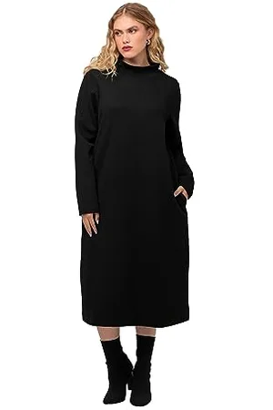 Ulla Popken Sweatkleid, Struktur Vestiti Donna, , 60-62