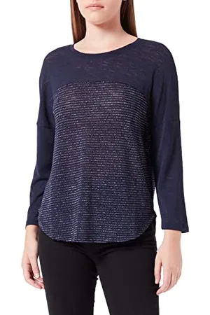 ONLY Onldebra 3/4 Glitter Top Jrs Felpa, (Night Sky Night Sky), 44 (Taglia Produttore: Medium) Donna