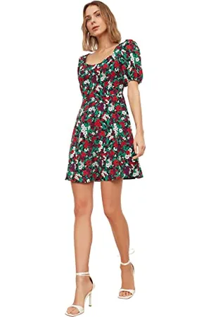 Trendyol Donna Mini Abito Tessuto con vestibilità Regolare, , 68