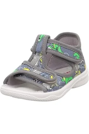 Superfit Polly, Pantofole Bimbo 0-24, Grigio Multicolore 2000, 19 EU