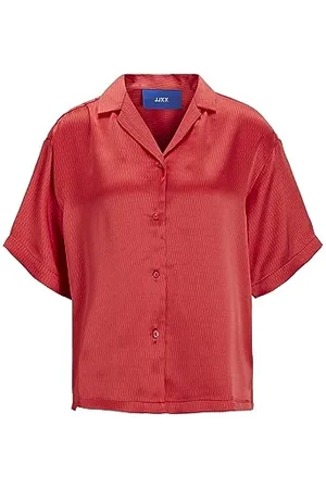 JJXX Jxlisa SS Comfort Satin Shirt SN Camicia da Donna, , XS