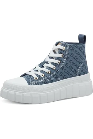 QS by s.Oliver Damen Sneaker High 5-25201-44, Scarpe da Ginnastica Donna, , 38 EU