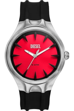 Diesel Orologio Analogico al Quarzo Uomo con Cinturino in Silicone DZ2202
