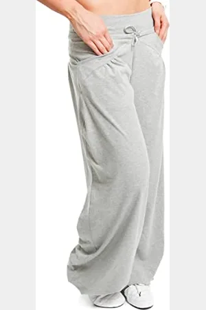 Winshape Wte3-Pantaloni Sportivi da Donna, per Danza, Fitness, Tempo Libero Pantaloni Casual, Grigio melnage, XL