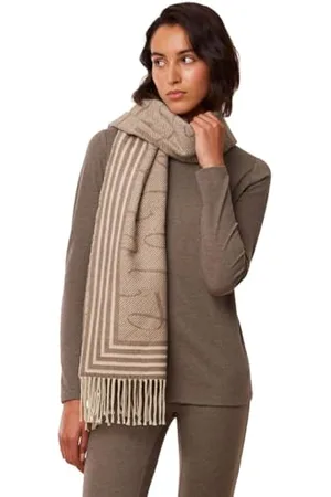 Triumph Donna Accessories Blanket Scarf, Scarf, BROWN - LIGHT COMBINATION, Taglia unica