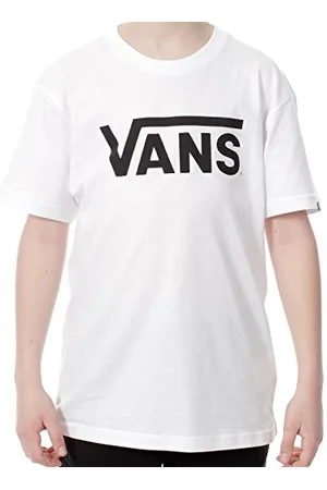 Vans Classic Boys T-Shirt, (White/Black), XL Bambini e Ragazzi