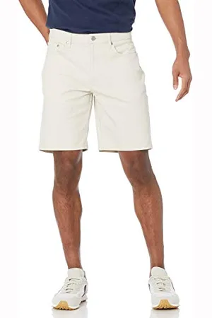 Amazon Pantaloncini a 5 tasche elasticizzati con cuciture interne taglio dritto interno gamba 22,9 cm Uomo, , 31W
