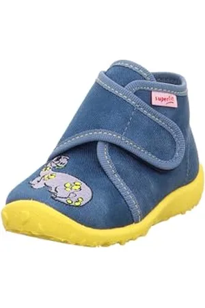 Superfit Spotty, Scarpe da Casa Bimbo 0-24, Blu (Blue/Grey 8030), 18 EU
