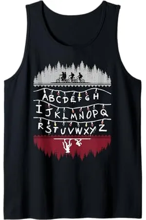 Stranger Things Netflix Alphabet Lights Canotta