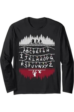 Stranger Things Netflix Alphabet Lights Maglia a Manica