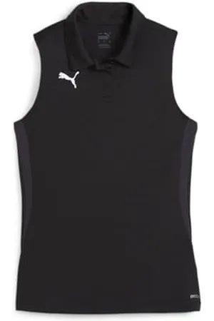 PUMA Teamgoal Polo Donna Nero Bianco-Piatto Grigio Scuro, XS Unisex-Adulto