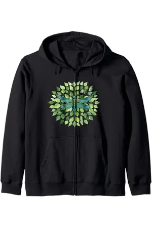 eco Natures Elegance Libellula Felpa con Cappuccio