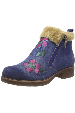 LAURA VITA Anita 50, Stivaletti Donna, Blu (Bleu Bleu), 37 EU