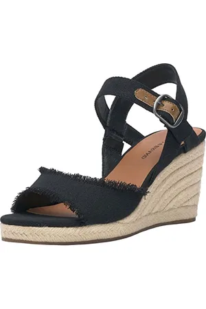 Lucky Brand Mindra, Sandalo Espadrillas con Zeppa Donna, , 44 EU