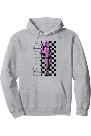 Blond Amsterdam Checkerboard Portrait Vintage Band Felpa con Cappuccio