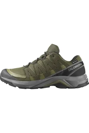 Salomon Uomo Uomo X-adventure Recon Mid Gore-Tex Scarpe da Trekking, per il Comfort, Escursioni e Corsa Trail, 44 EU, Oliva Notte Martini Oliva Peltro