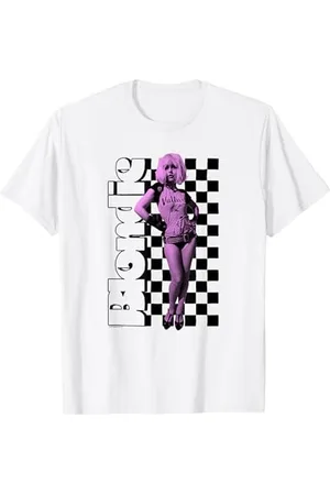 Blond Amsterdam Checkerboard Portrait Vintage Band Maglietta