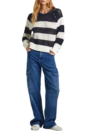 Pepe Jeans Loose St Jeans Uhw Utility, Jeans Donna, (Denim),29W / 32L