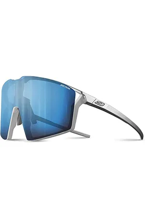 Julbo Edge Occhiali da Sole, Argento Lucido/Bianco Opaco, Taglia Unica Unisex-Adulto