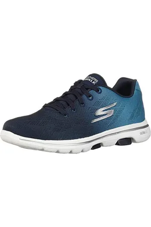 Skechers Go Walk 5-Vivo, Scarpe da Ginnastica Donna, Colore: Bianco Marino, 40 EU