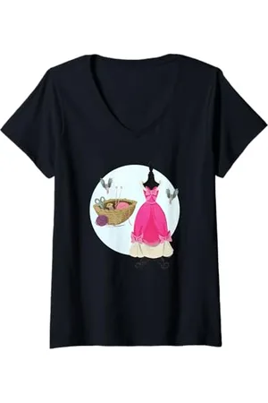 Disney Donna Cinderella 75th Anniversary Pink Dress for the Ball Maglietta con Collo a V