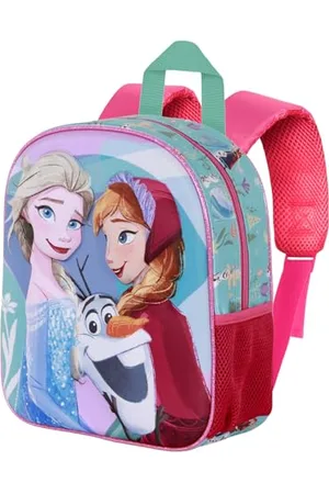 Disney Frozen 2 Family-Zainetto 3D Elite, Blu, 25 x 30 cm, Capacità 7 L