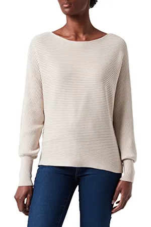 ONLY Onladaline Life L/S Short Pullo Knt Noos Pullover, Pumice Stone, L Donna