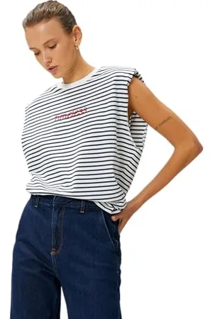 Koton Maglietta in Cotone T-Shirt, (7s2), XL Donna