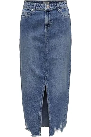 ONLY Onlemma Life RG LNG DNM Skirt Pim316noos Gonna Lunga, , L Donna
