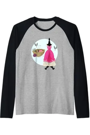 Disney Cinderella 75th Anniversary Pink Dress for the Ball Maglia con Maniche Raglan