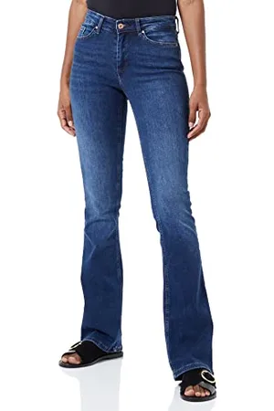 ONLY Onlblush Mid Flared DNM Tai021 Noos, Jeans Donna, , XL / 30L