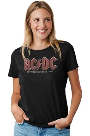 AC/DC Woacdcrts065 T-Shirt, , XL Donna
