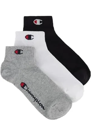 Champion Core Socks 3PP Quarter, (Melange Chiaro), 39-42 EU (6-8 UK) Unisex - Adulto -FW23