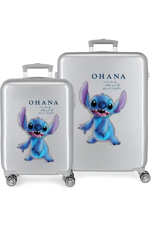 Disney Stitch Bagagli- Set di bagagli Unisex - Bambini e ragazzi Grigio