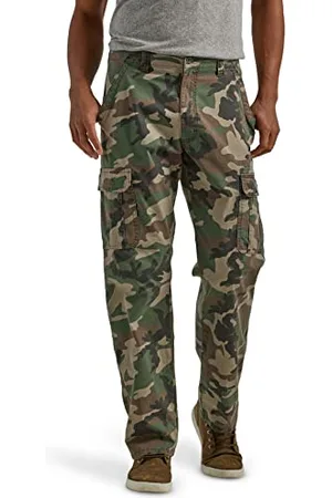 Wrangler Pantaloni cargo elasticizzati da uomo con vestibilità comoda, , 46W x 30L