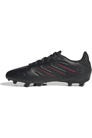 adidas Copa Pure III League FG/MG Football Boots Kids, Scarpe da Calcio, Core Black/Carbon/Lucid Red, 32 EU