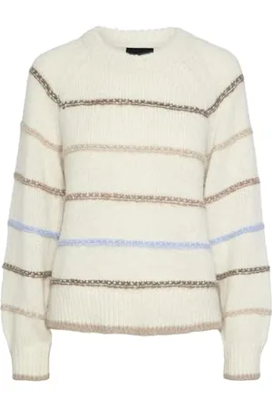 Pieces® Pcnelia LS O-Neck Knit BC Maglione Lavorato a Maglia, , S Donna